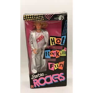 Vintage Barbie and the Rockers Ken Doll 1986 Mattel NRFB #3131